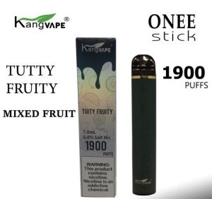 kangvape 1900 puff disposable of 5% nicotine in Tutty Fruity