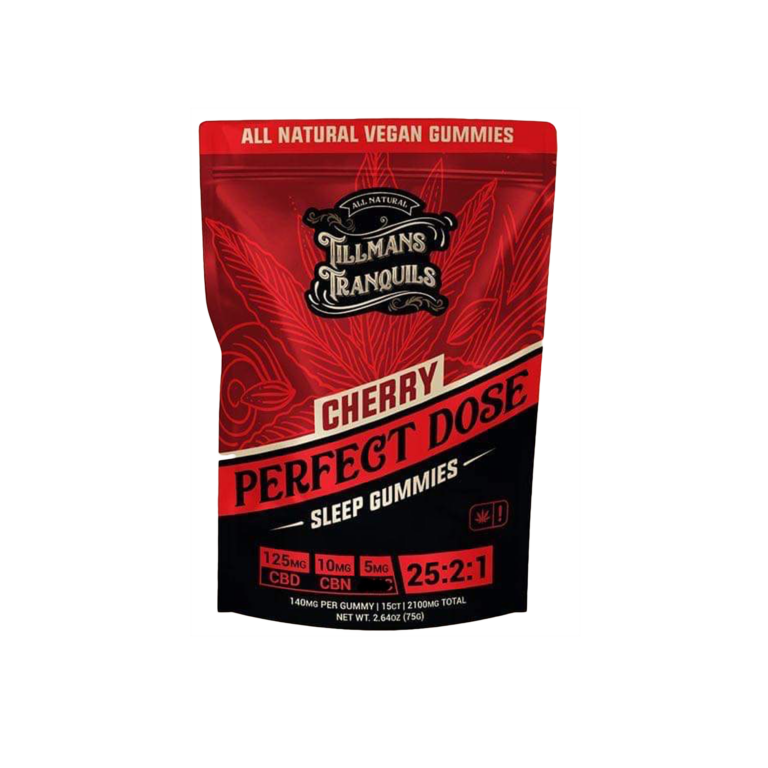 Perfect Dose Cherry 25 1 Virginia Compliant Gummies Buffalo Distro