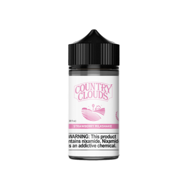 Country Clouds Nixamide – Strawberry Milkshake 100ml